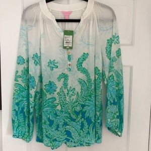 Lilly Pulitzer silk blouse